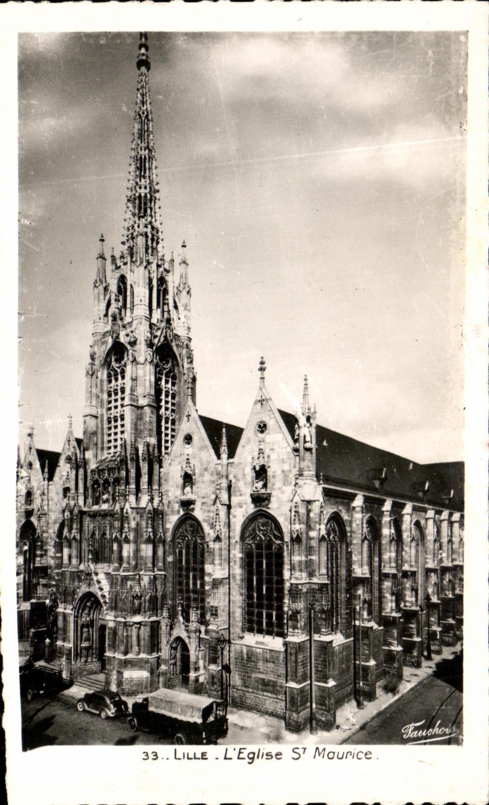 CPA Lille L'Eglise St Maurice