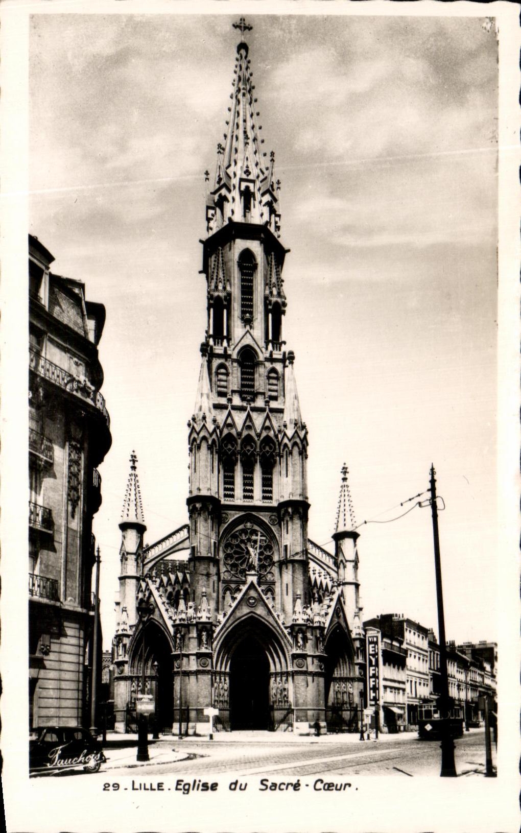 CPA Lille Eglise du Sacre Coeur
