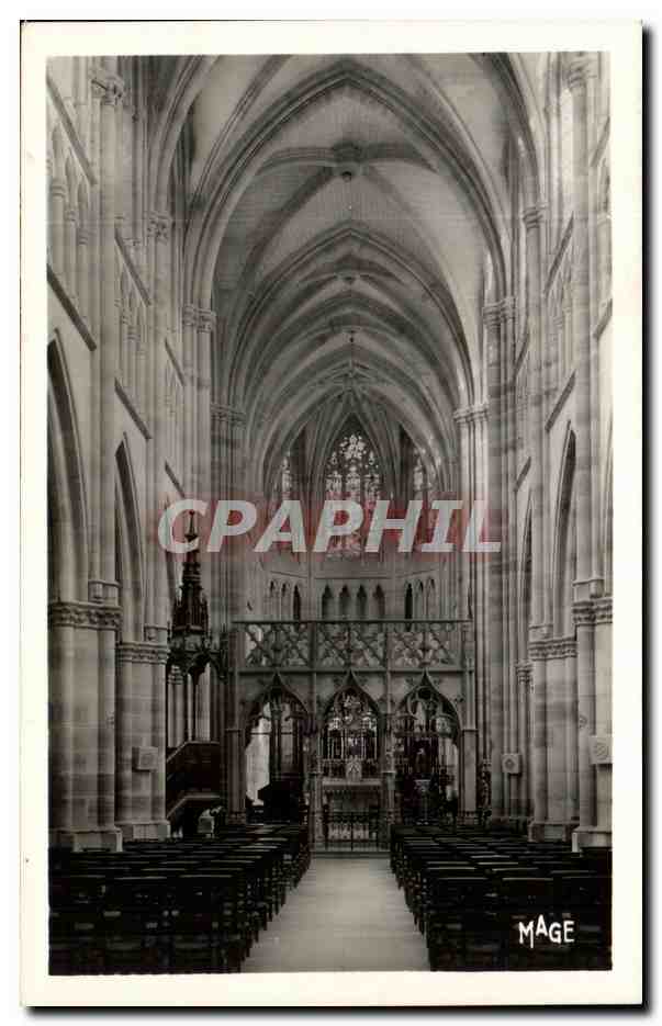 CPA L'Epine Environs de Chalons sur Marne Interieur De La Basilique