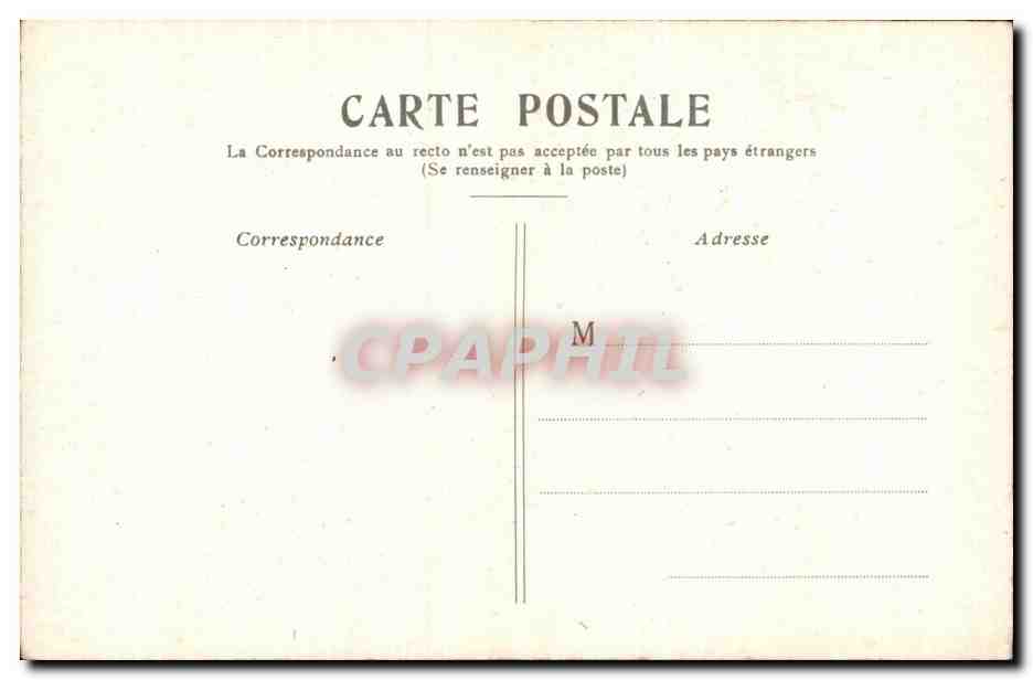 CPA Paris Notre Dame — Verso