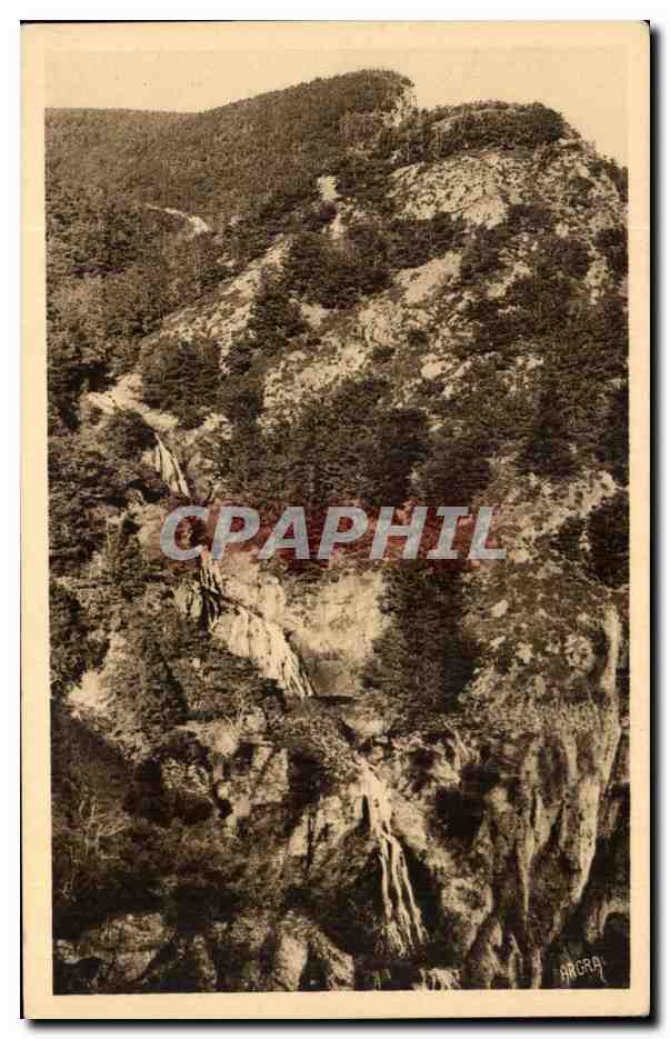 CPA Mont Aigoual Les Cacades de I'Herault