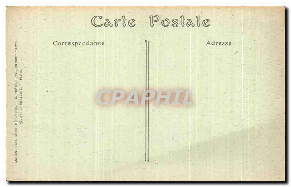 CPA Paris Le Grand Palais — Verso