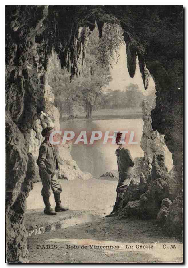 CPA Paris Bois de Vincennes La Grotte Enfants