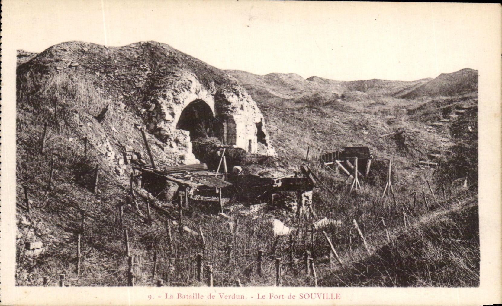 Le Fort de SOUVILLE — Bataille de Verdun — Photo Verdun M.10