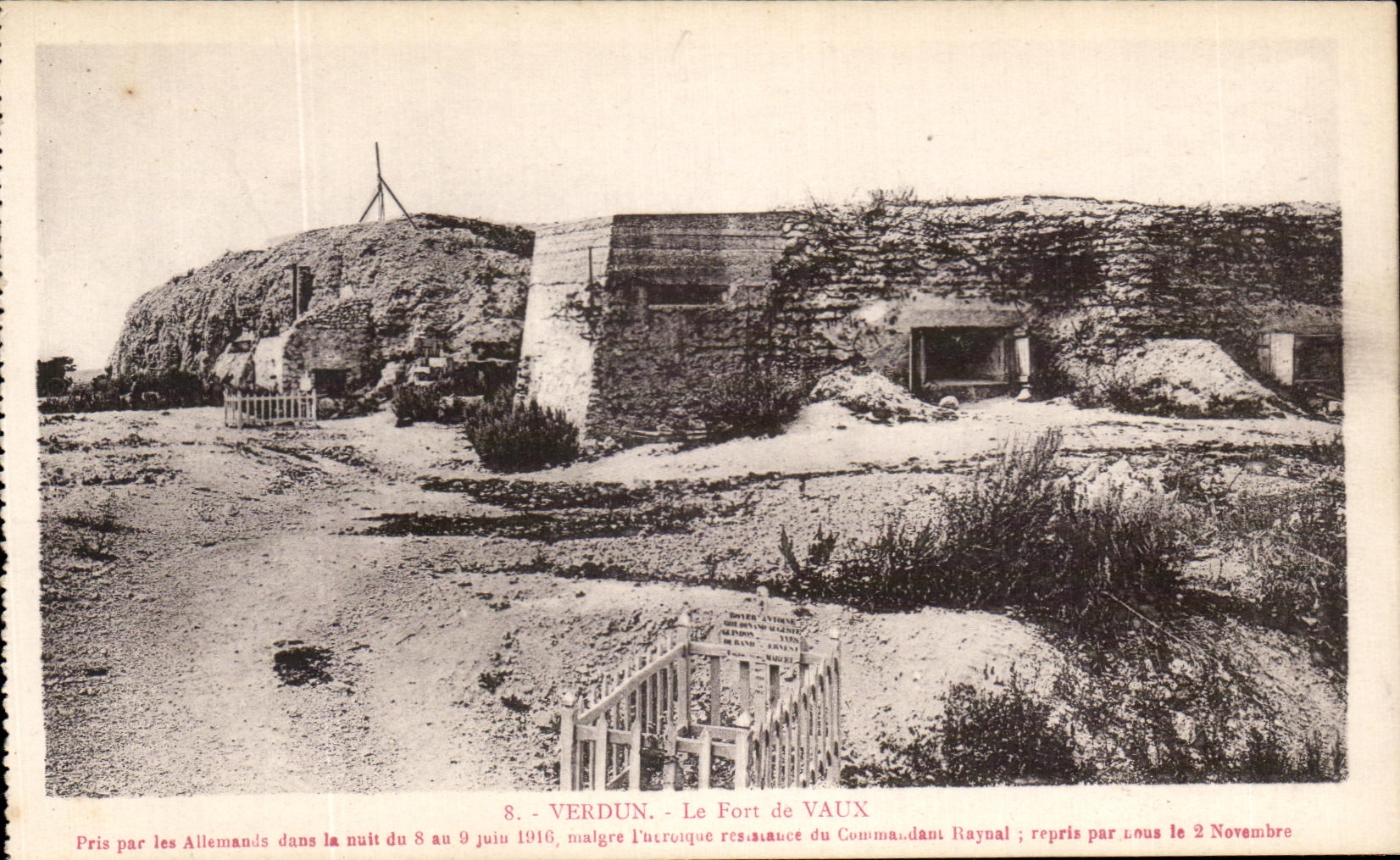 Verdun - Le Fort de Vaux — prise allemande puis reprise française — Photo Verdon