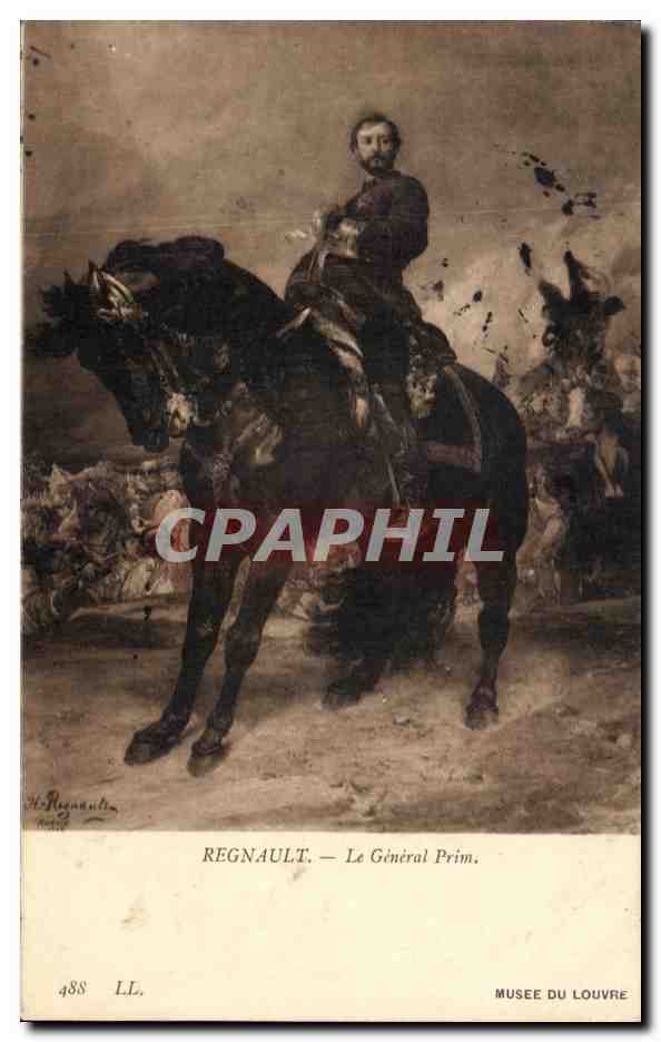 CPA Musee Deu Louvre Regnault Le General Prim Musee du Louvre Paris 