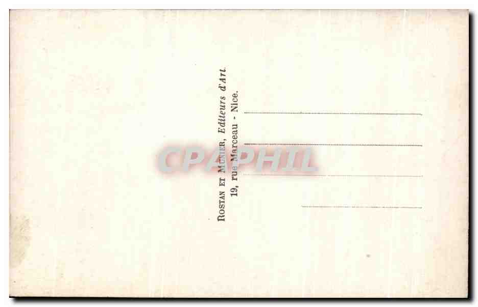 CPA Cannes Vue Generale Prise De La Californie — Verso