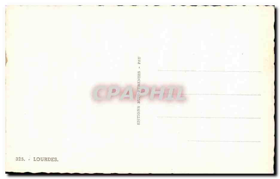 CPA A la Grotte De Lourdes J'ai Prie Pour Vous — Verso
