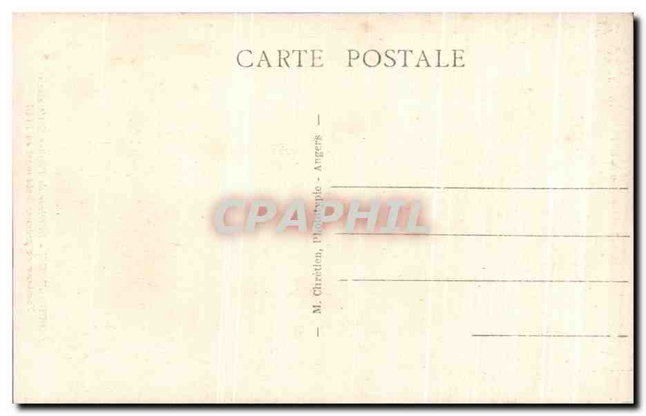 CPA Airvault Interieur de L'Eglise Tombeau de Premier Abbe Mort en 1110 — Rückseite
