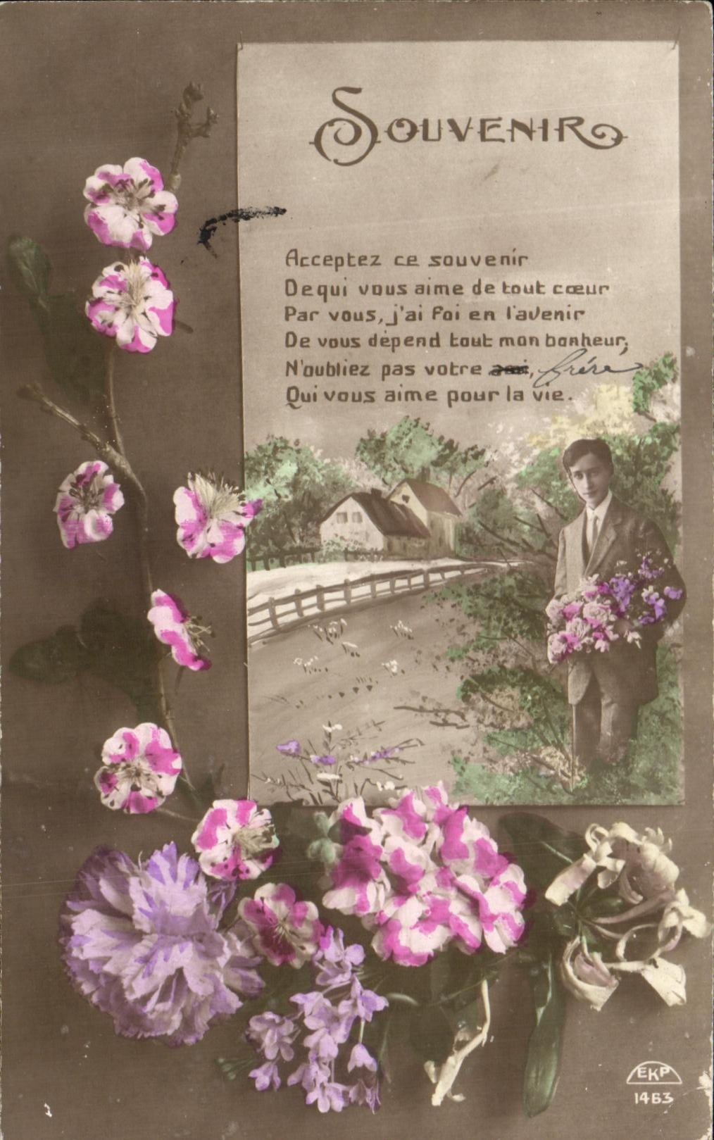CPA Fantaisie Fleurs 