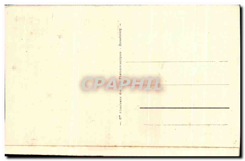 CPA Nancy L'Hemicycle de la Place Carriere — Verso