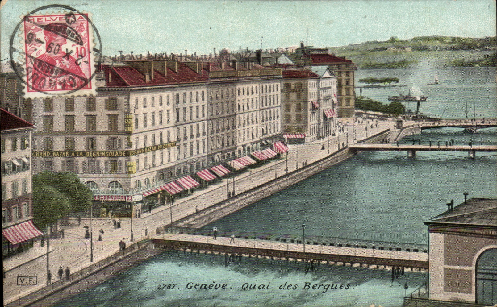 CPA Geneve Quai des Bergues