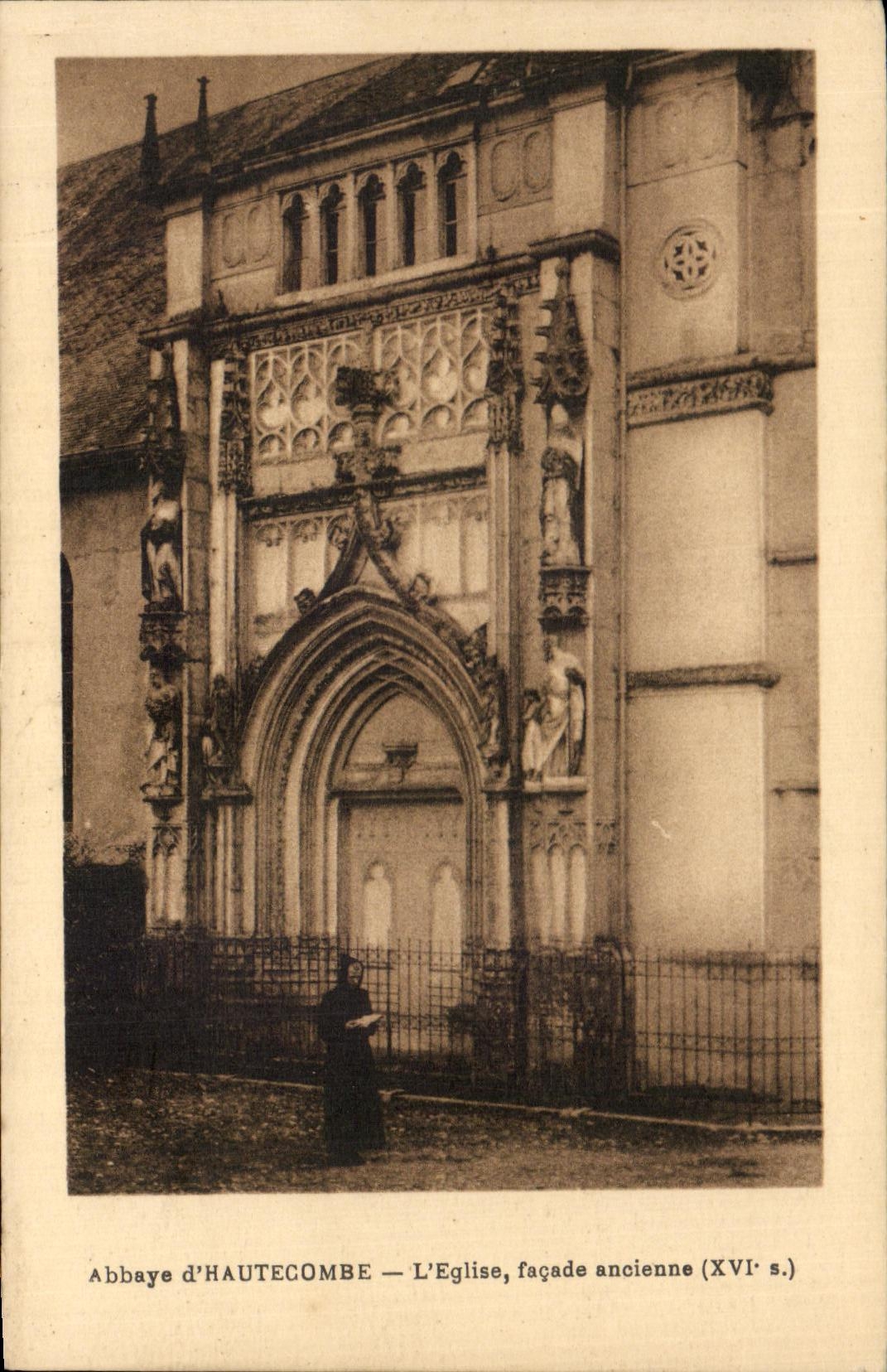 CPA Abbaye d'Hautecombe L'Eglise Facade ancienne