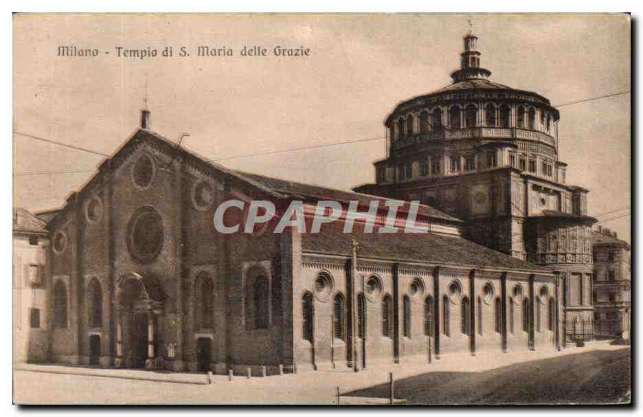 CPA Milano Tempio di Maria della Grazie