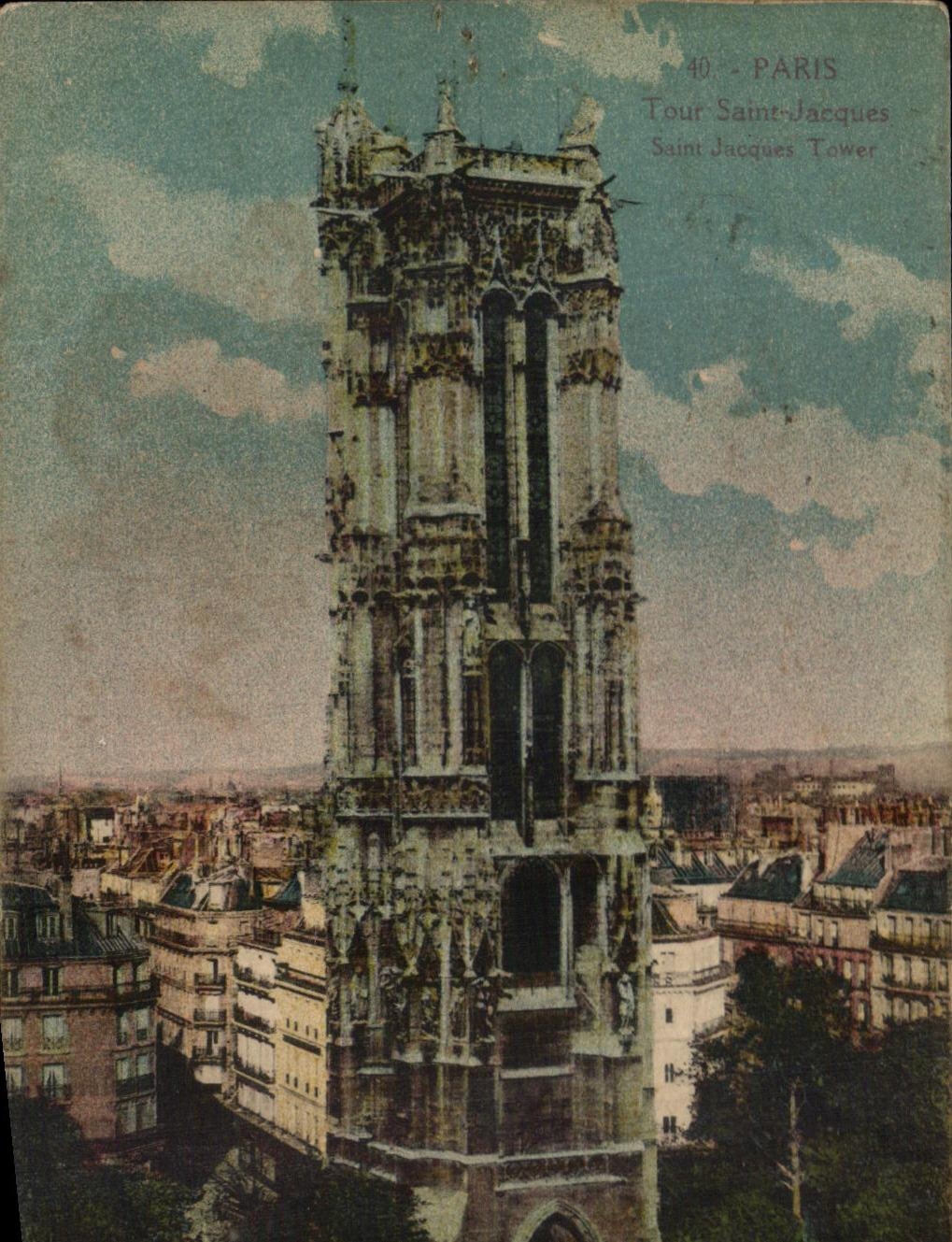CPA Paris Tour Saint Jacques