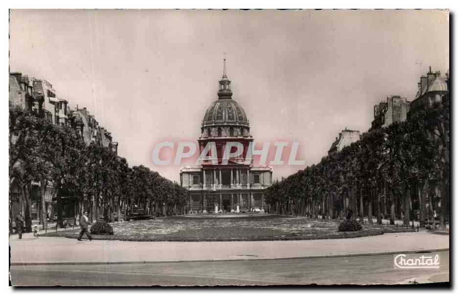 CPSM Paris Le Dome des Invalides et I'Avenue de Breteuil