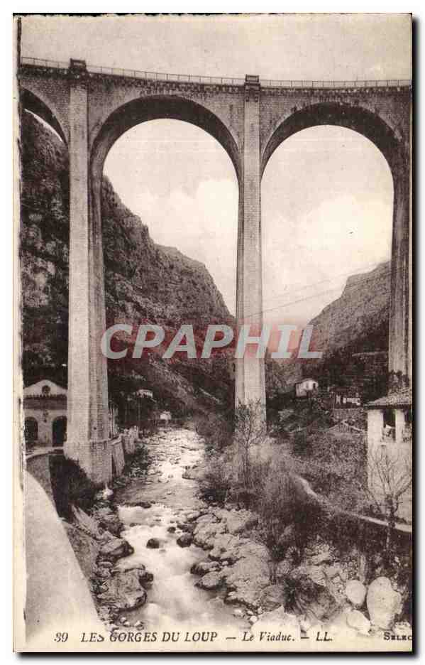 CPA Les Gorges du Loup Le Viaduc