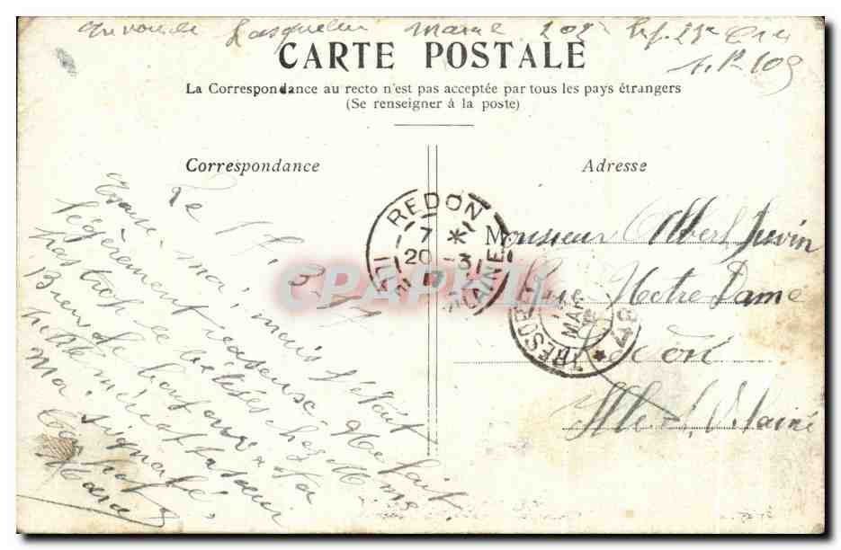 CPA Paris Le Tombeau de Napoleon aux Invalides — Verso