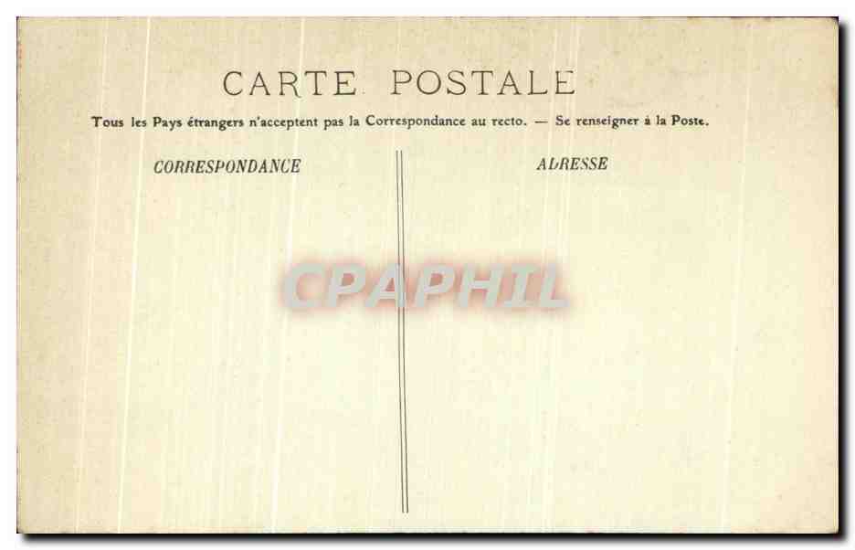 CPA Bourges Stalue de Louis XI — Verso