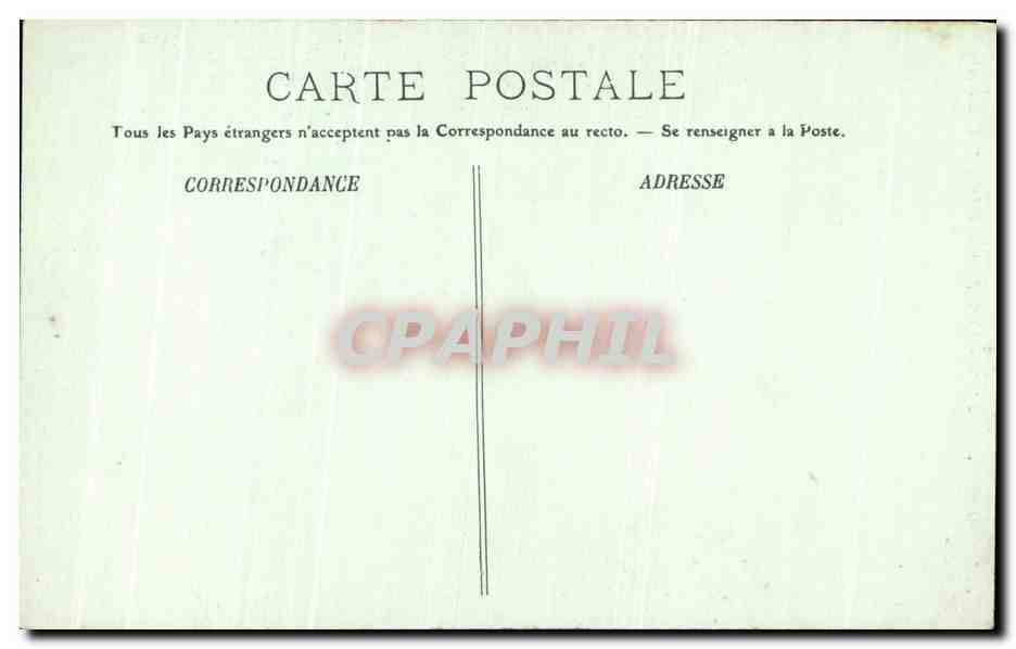 CPA Bourges Porte d'Entree de la Chapelle Palais Jaques Coeur — Verso