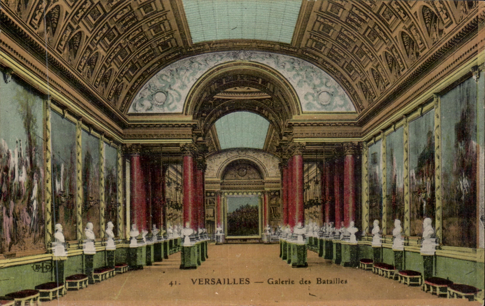CPA Verrsailles Galerie des Batailles