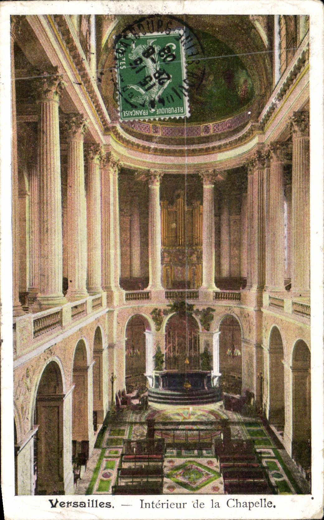 CPA Versailles Interieur de la Chapelle