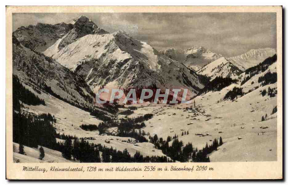 CPA Mittellecg Kleinwalsectal Mit Widdecstein Bacenkopf