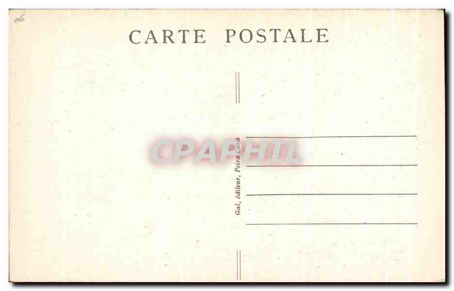 CPA Peira Cava Sports d'Hiver — Rückseite