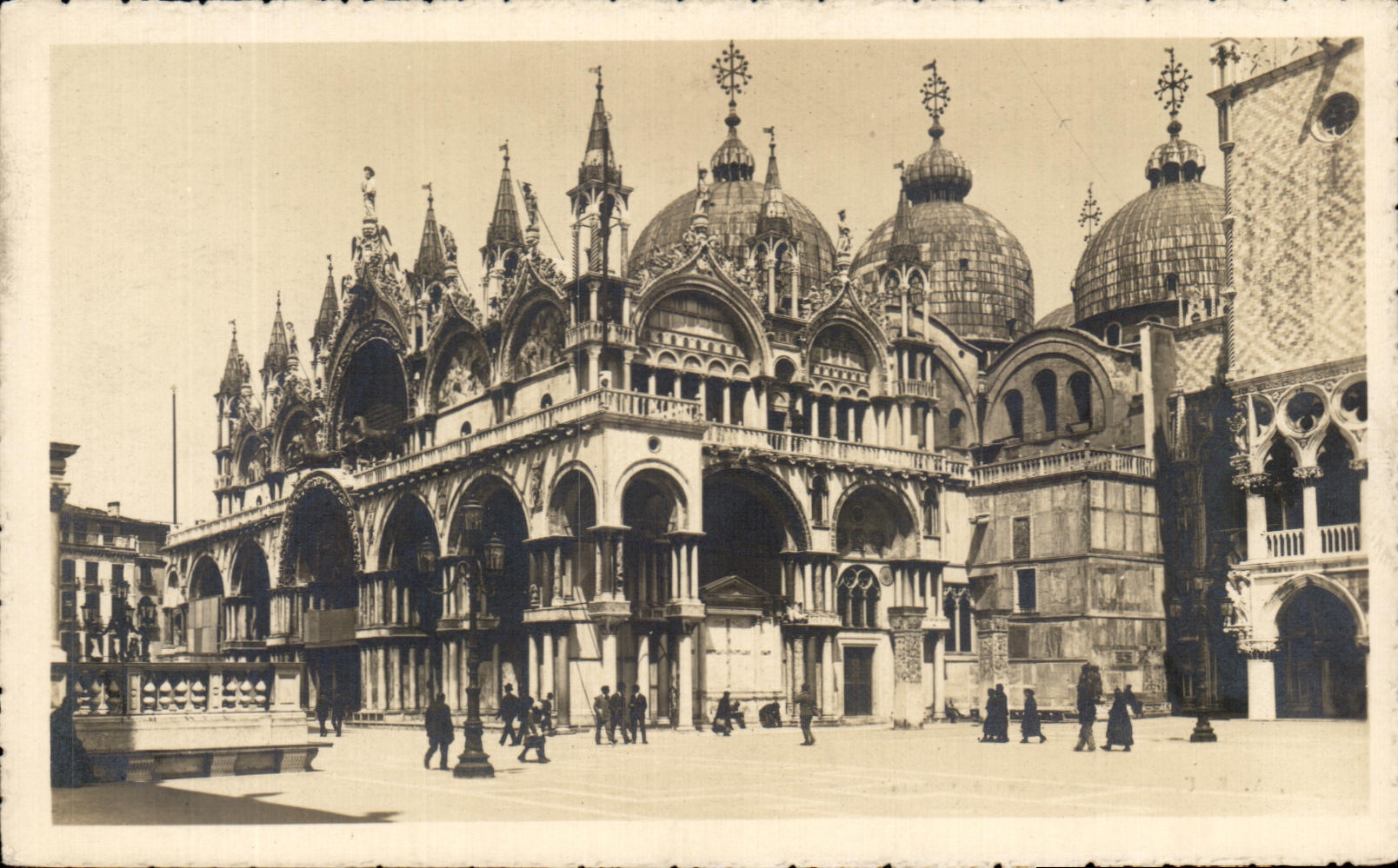 CPA Venezia Palazzo Ducale Augolo Verso La Basilica Di San Marco