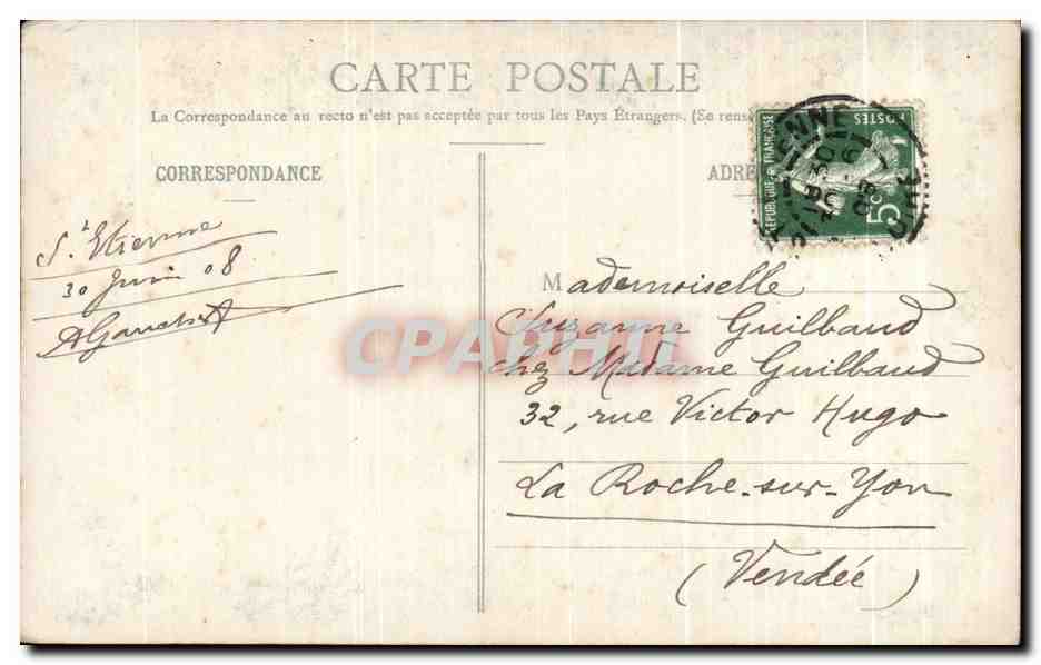 L'Éau-Saint-Étienne — Défilé du Gouffre-d'Enfer — Édition Johannes Merlar — Rückseite