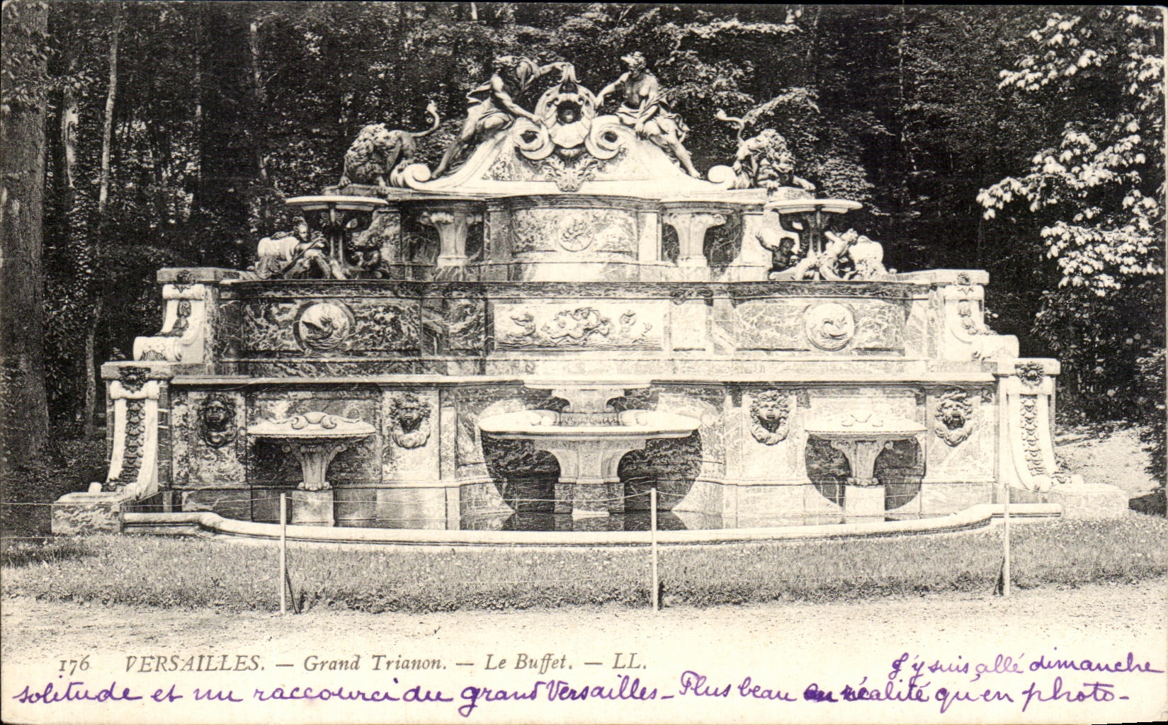 CPA Versailles Grand Trianon Le Buffet