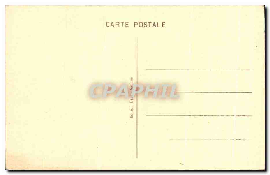 CPA Saumur Notre Dame der Ardilliers — Rückseite