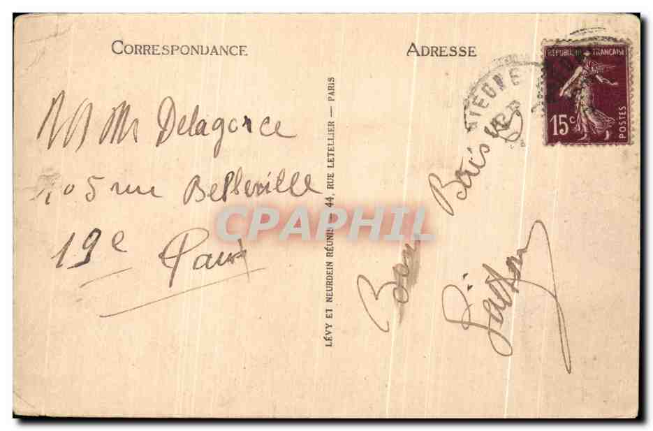 CPA Compiegne L'Oise et le Pont de la Ligne de Soissons Pecheurs — Rückseite