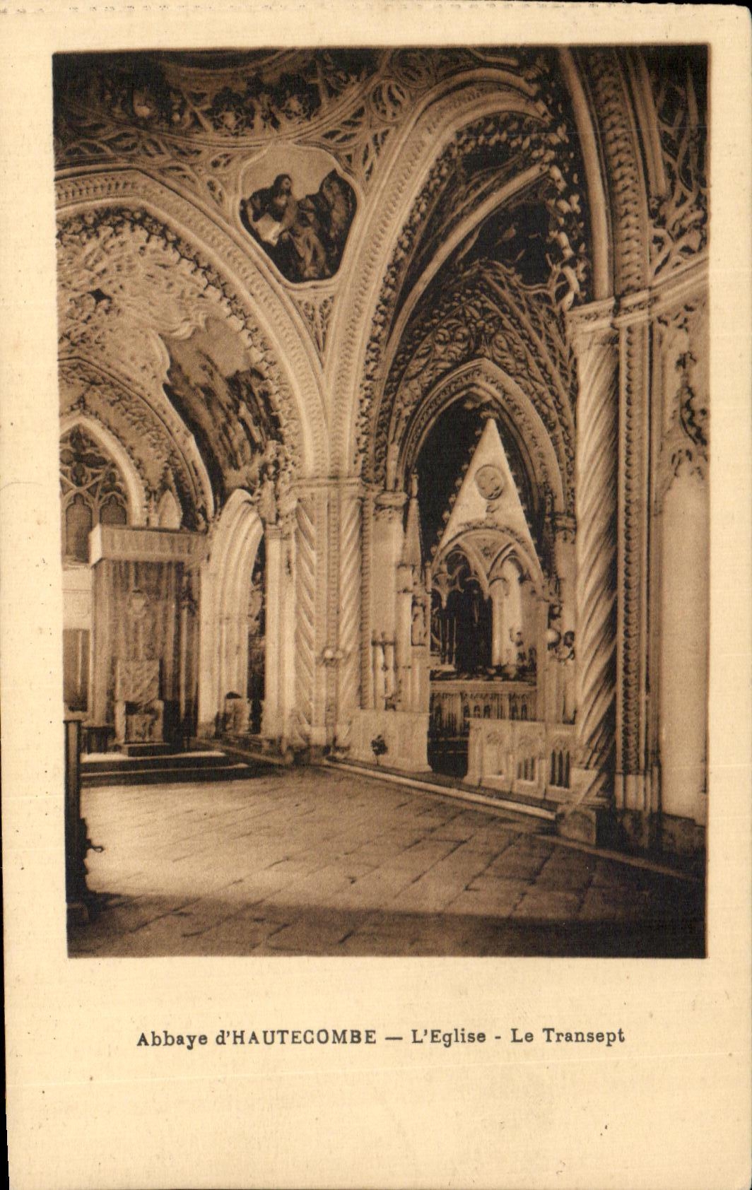 CPA Abbaye d'Hautecombe L'Eglise Le Transept