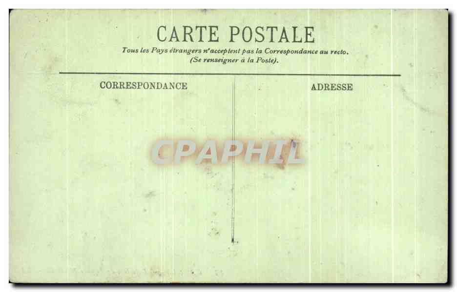 CPA Cannes Palmiers Du Square Merimee — Verso