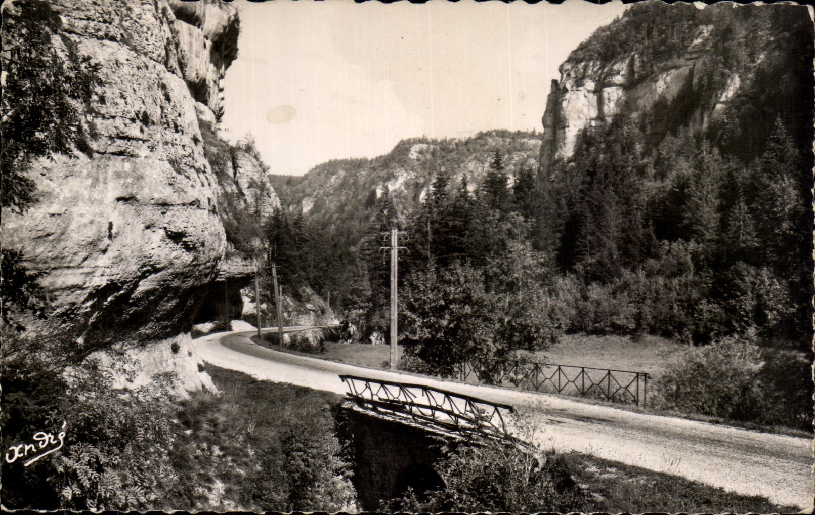 Les Gorges d'Engins — Route de Grenoble — Édition d'Art Grenoble, n° 3672