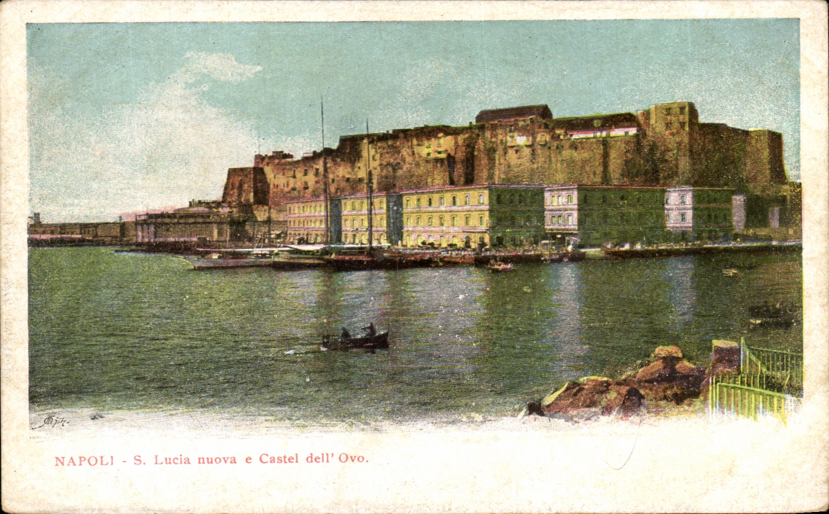 CPA Napoli Lucia Nuova Castel Dell Ovo