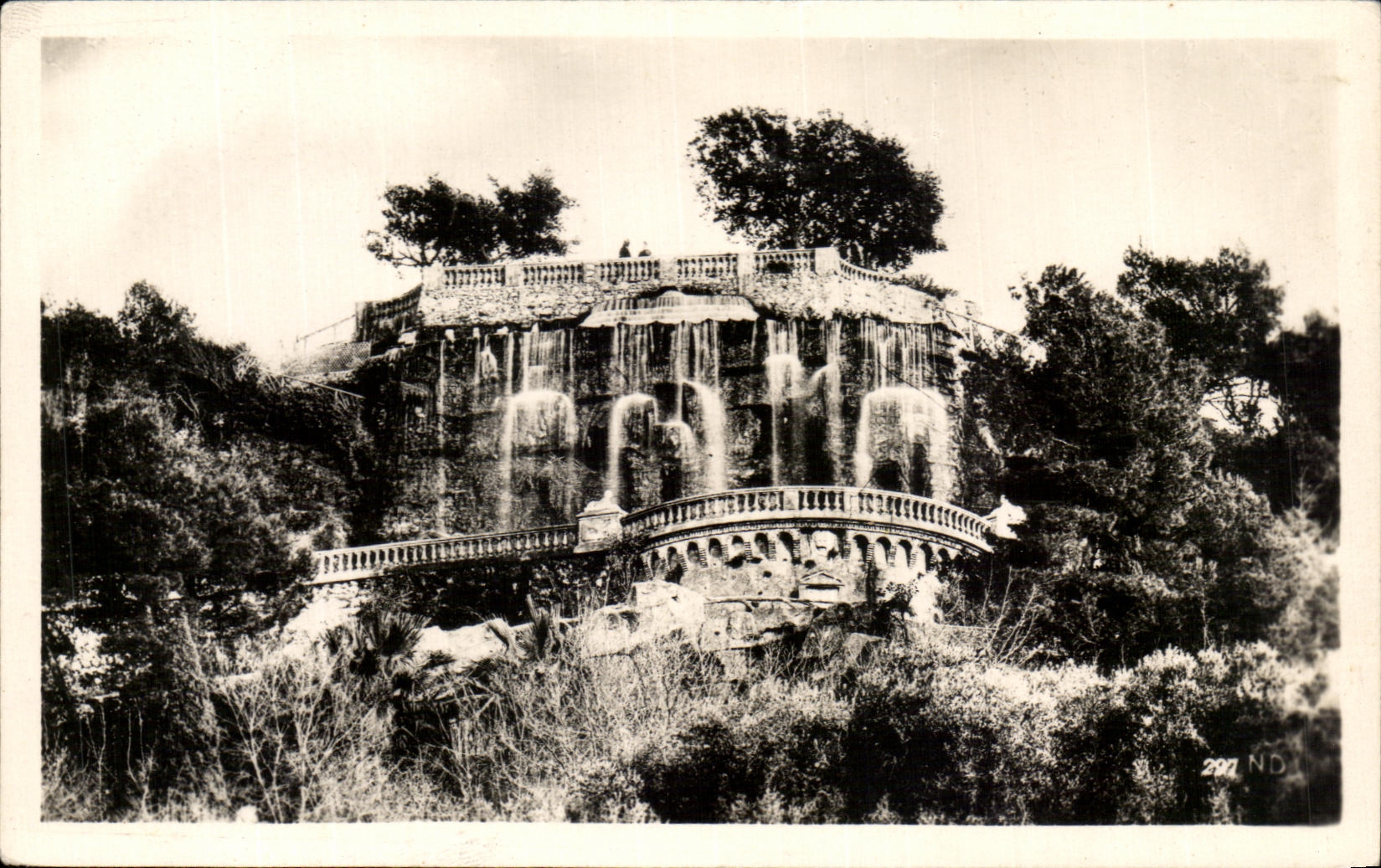 CPA Nice La Cascade Du Chateau