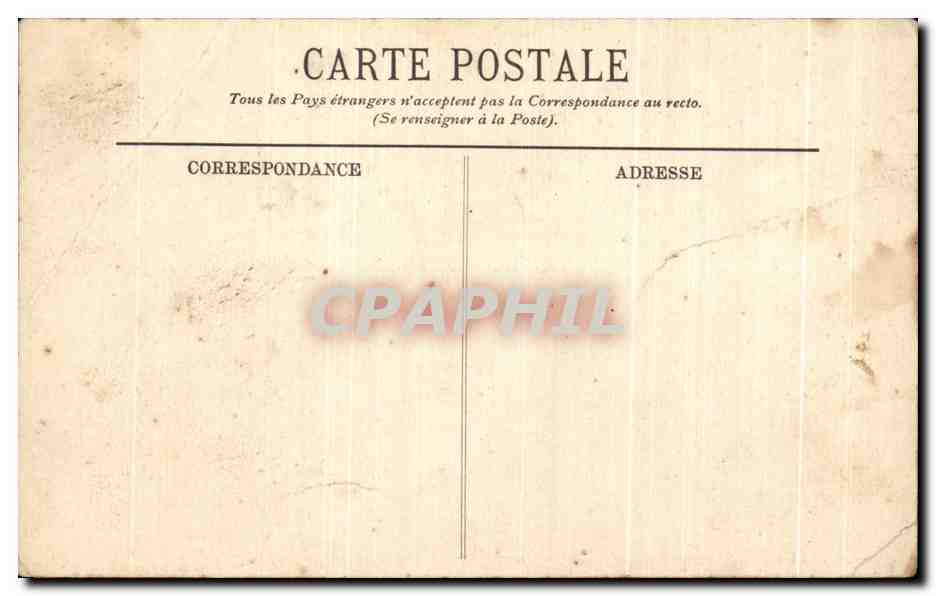CPA Lourdes Le Rosaire Interieur — Verso