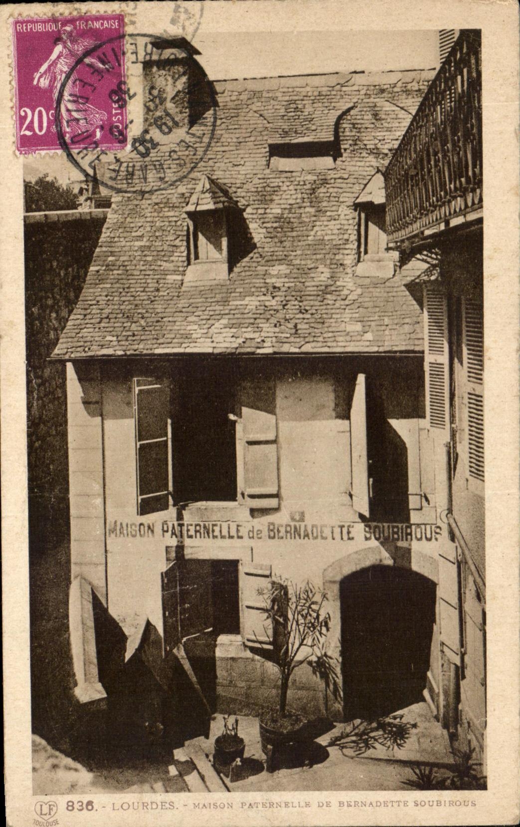 CPA Lourdes Maison Paternelle De Bernadette Soubirous 