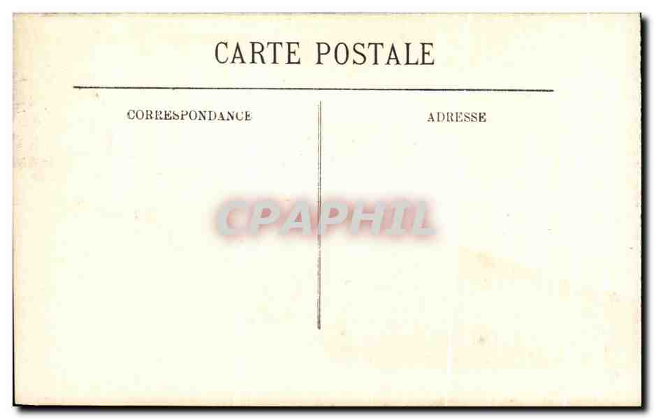 CPA Lourdes La Grotte et la Basilique — Verso