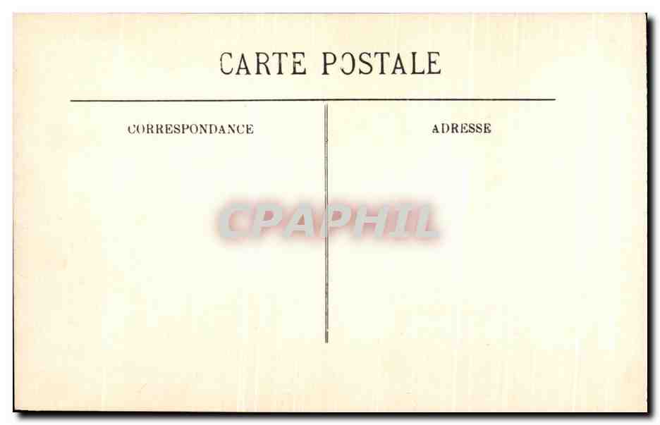 CPA Lourdes La Vierge de la Grotle — Verso