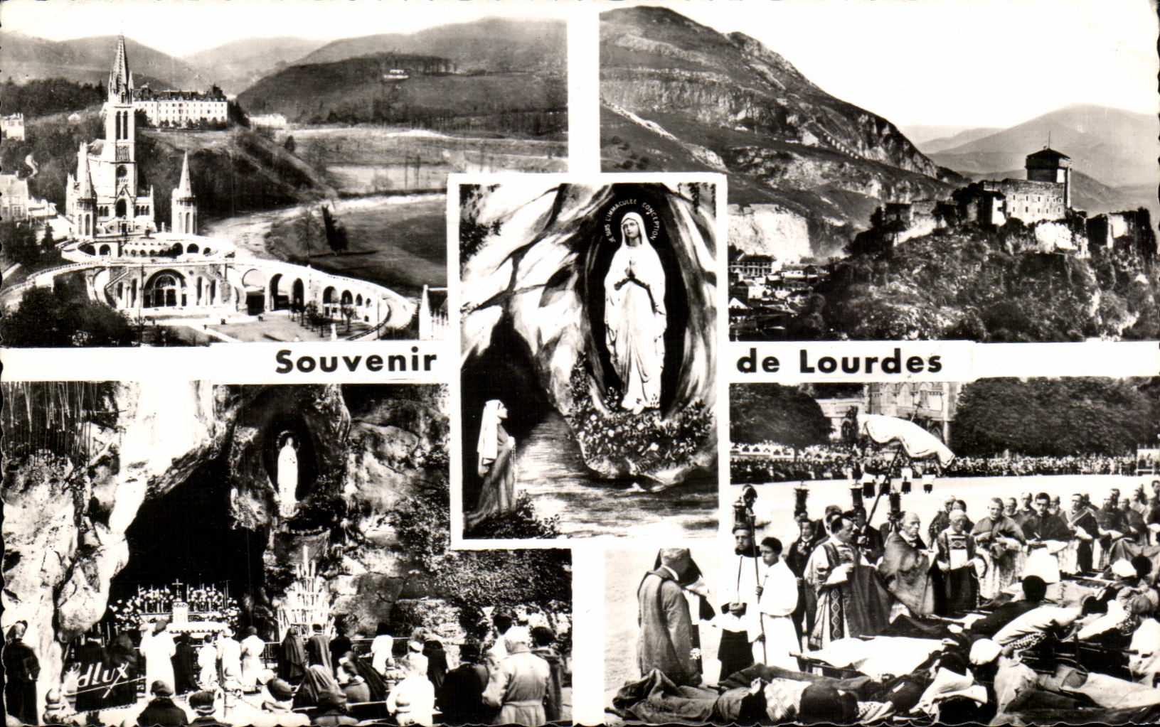 CPA Souvenir de Lourdes