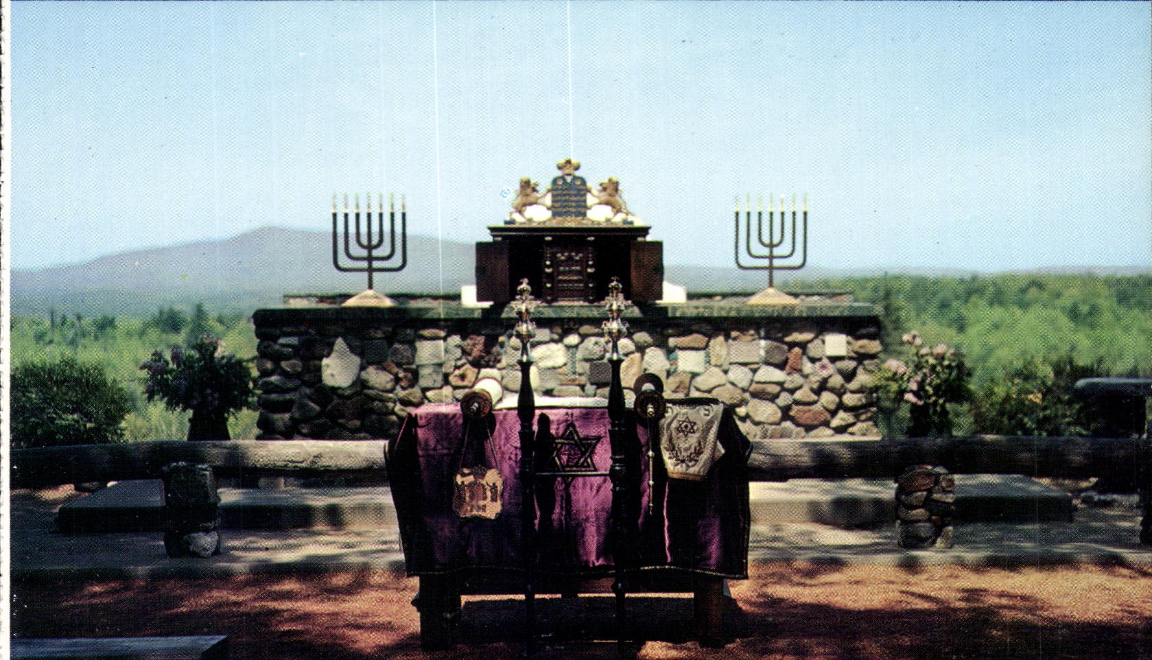 CPA Cathedral of the Dines Rindge Judaica