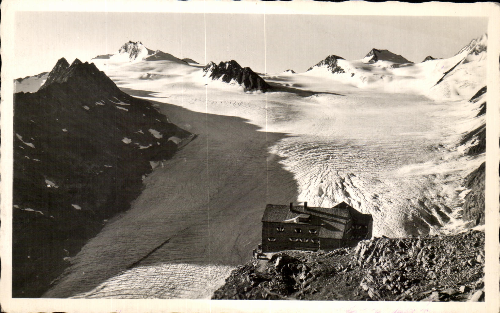 CPA Ramolheus Mit Dem Grofen Curgler Gletscher Hochwilde Mitterkamm Flaschungspitze