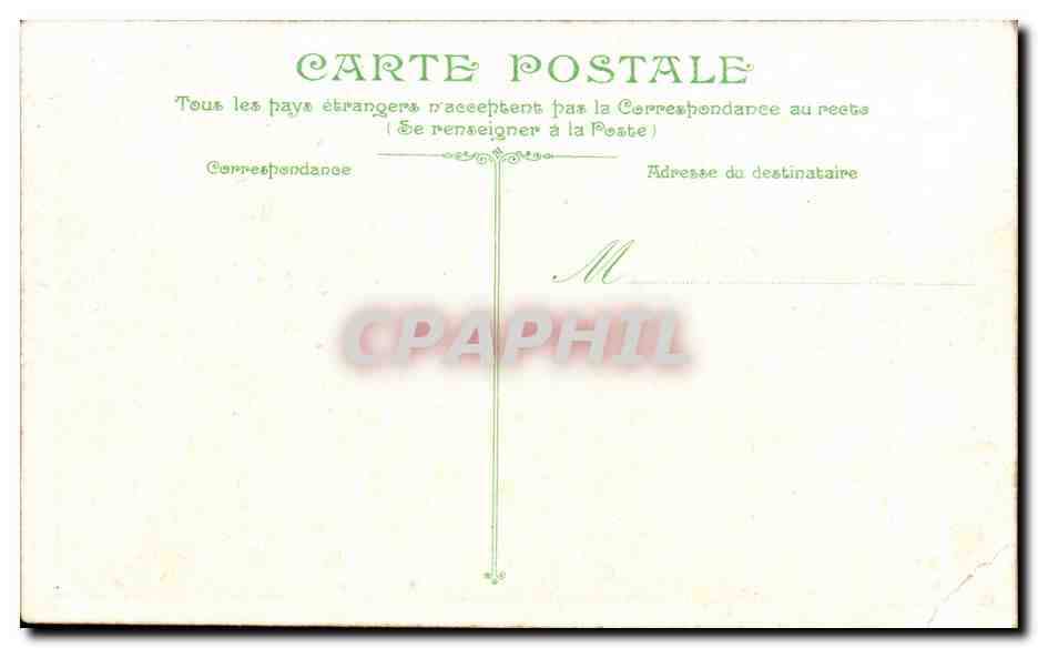 Fontainebleau — l'Escalier en fer à cheval — carte postale n°3 — Reverso
