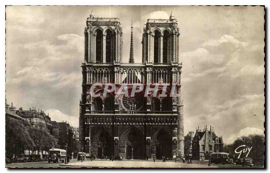 CPA Notre Dame et le Parvis