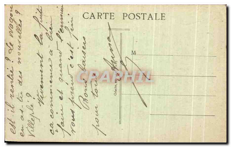 CPA Vichy Le Parc De Celestins Vue Sur Les Bains Lardy — Verso