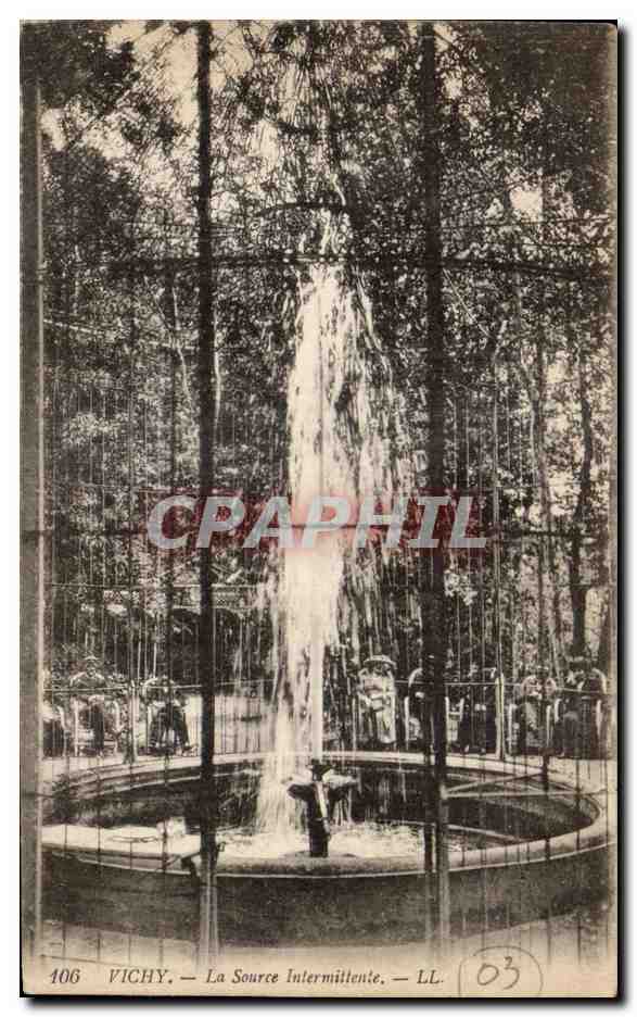 CPA Vichy La Source Intermittente