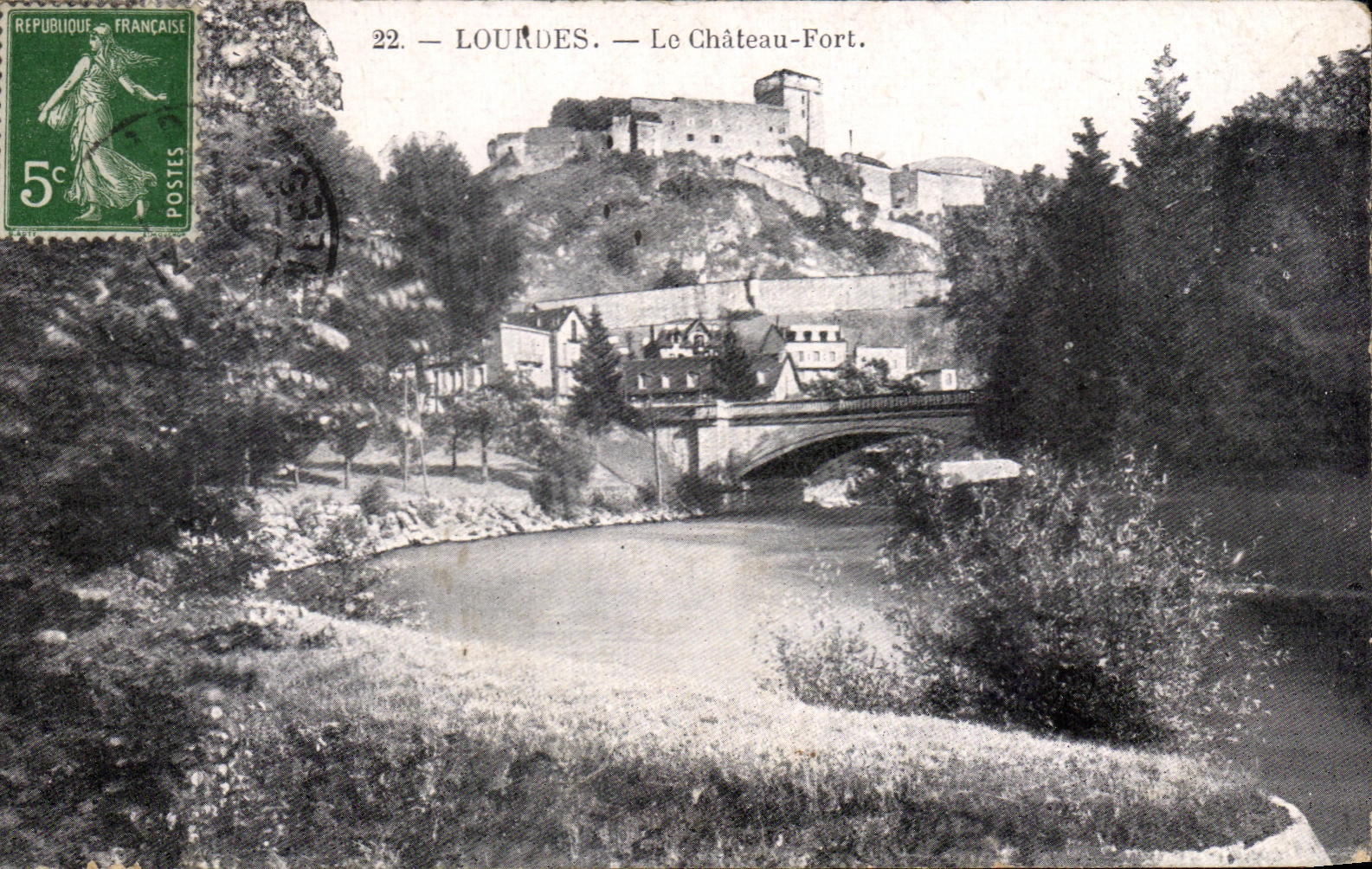 CPA Lourdes Le Chateau Fort